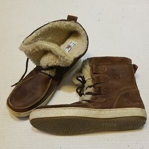 Sz 9 Helly Hansen Vintage Sherpa Lined Ankle Boot